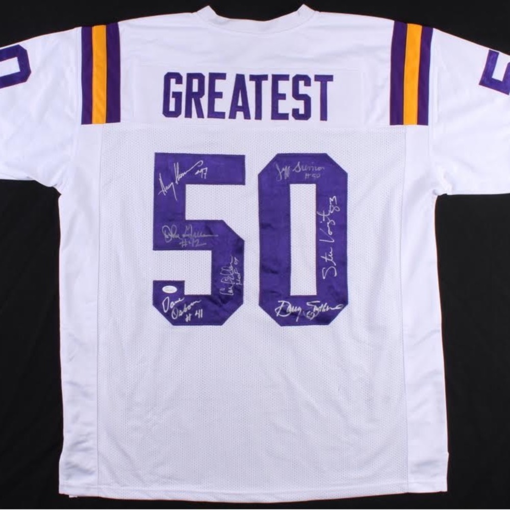 Vikings 50 Greatest Jersey Signed